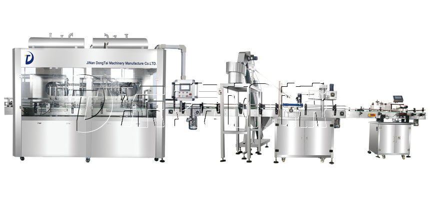 全自动食用油灌装生产线 全自动食用油灌装生产线